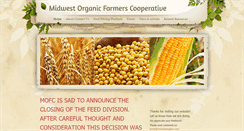 Desktop Screenshot of midwestorganic.com